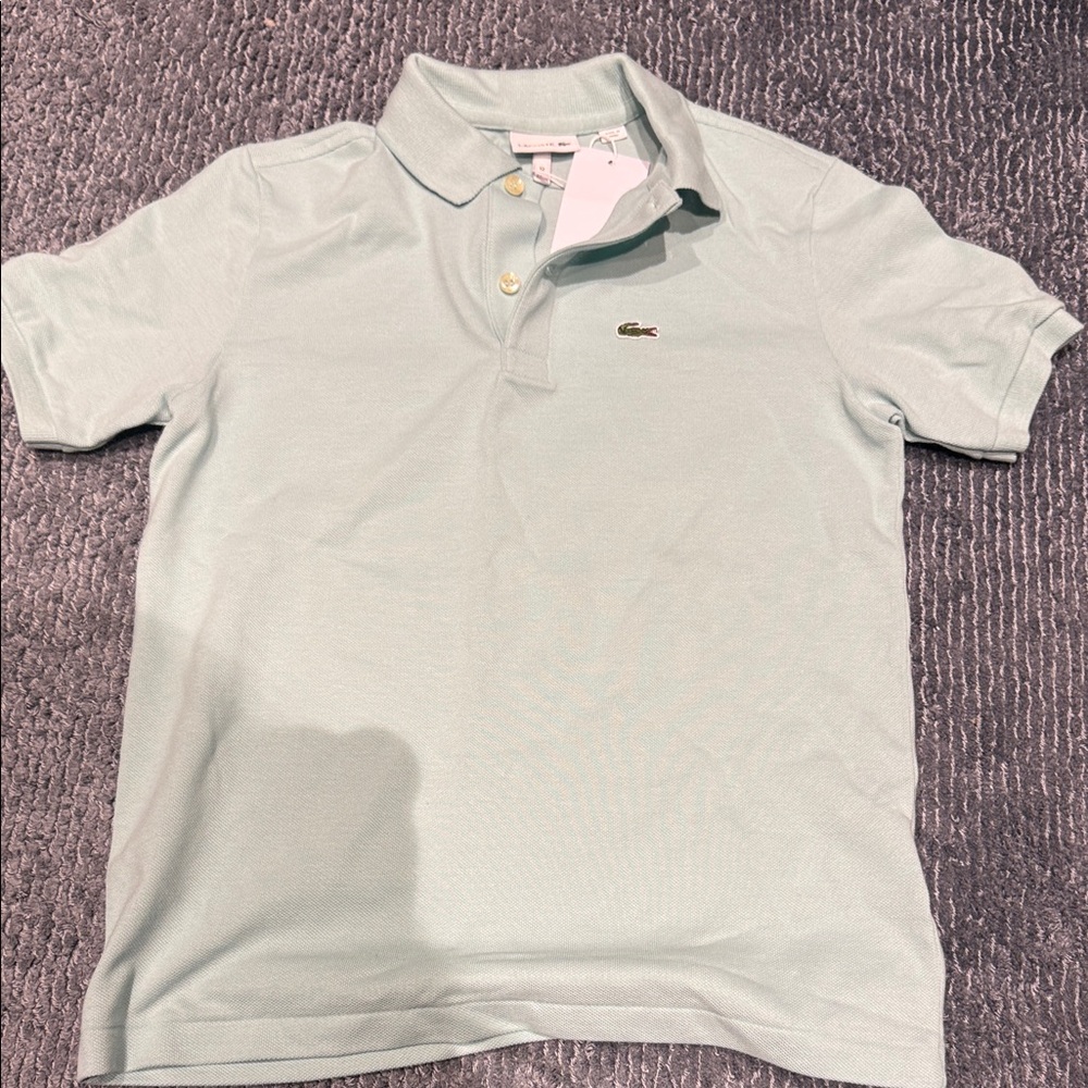 Lacoste boys Polo Shirt - Pale Mint Green